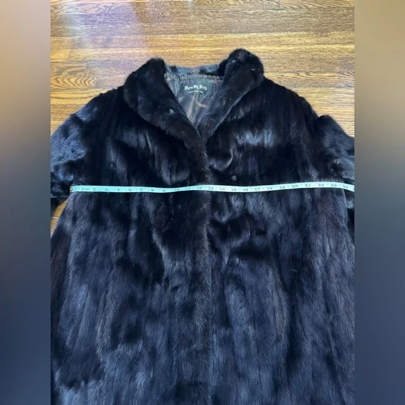 Luxurious Black Mink Fur Coat jacket Furs by Aritz - Picture 14 of 17